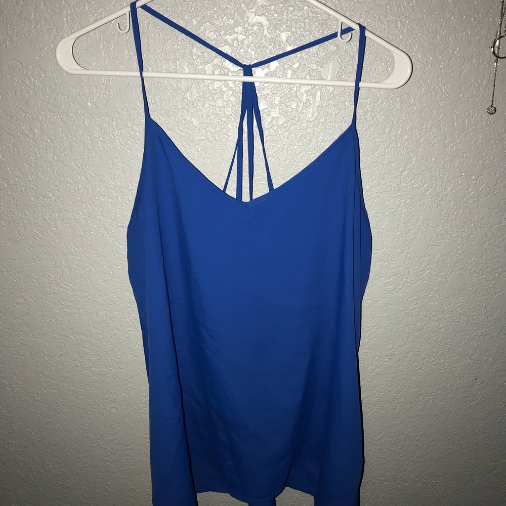 Blue strappy Abercrombie tank top💙💙